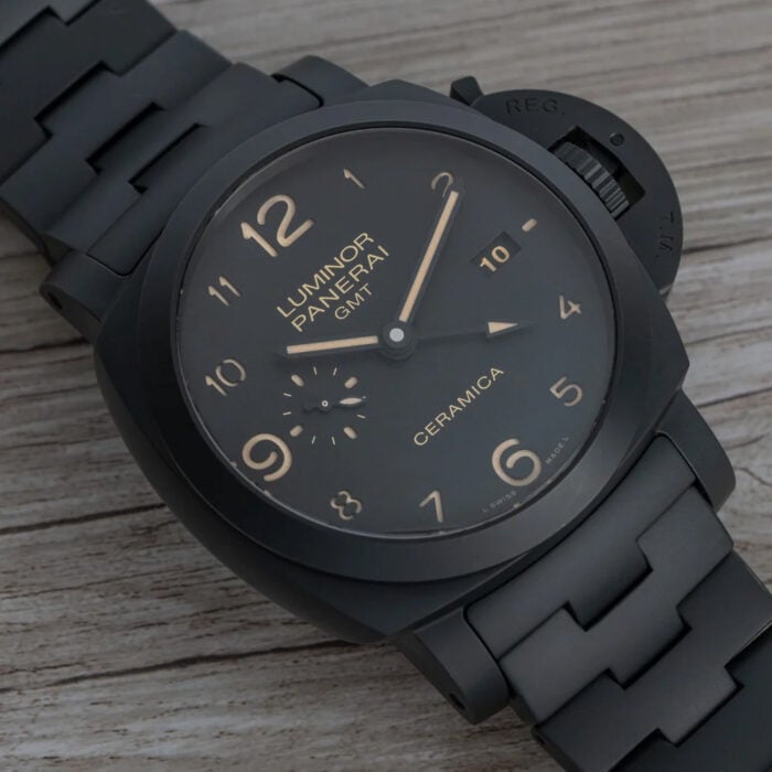 パネライ ルミノール1950 ３デイズ GMT トゥットネロ PAM00438コピーCal.P.9001 VS工場 - 画像 (1)