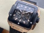 ウブロ スクエア・バン ウニコ キングゴールド セラミック821.OM.0180.RX クローンCal.HUB1280ムーブメント BBF工場 - 画像 (5)
