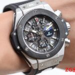 ウブロコピービッグバン46mm VKクォーツムーブメント日本製