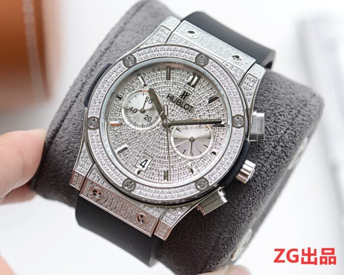 ウブロ偽物クラシックフュージョン ダイヤモンド43mm VKクォーツムーブメント - 画像 (2)