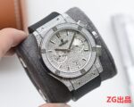 ウブロ偽物クラシックフュージョン ダイヤモンド43mm VKクォーツムーブメント - 画像 (4)