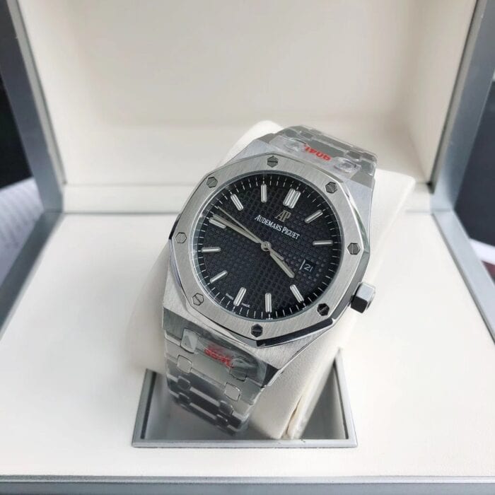 オーデマピゲロイヤルオークコピー時計41mm 15500ブラック Miyota8215日本製ムーブメント - 画像 (1)