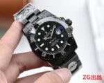 ロレックス サブマリーナー偽物 PVD MIYOTA 8215 自動巻き ムーブメント - 画像 (6)