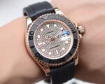 ロレックス ヨットマスコピーター ダイヤモンド 40mm MIYOTA 8215 自動巻き ムーブメント
