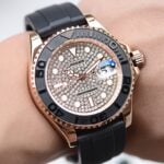 ロレックス ヨットマスコピーター ダイヤモンド 40mm MIYOTA 8215 自動巻き ムーブメント