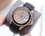 ロレックス ヨットマスコピーター ダイヤモンド 40mm MIYOTA 8215 自動巻き ムーブメント - 画像 (2)
