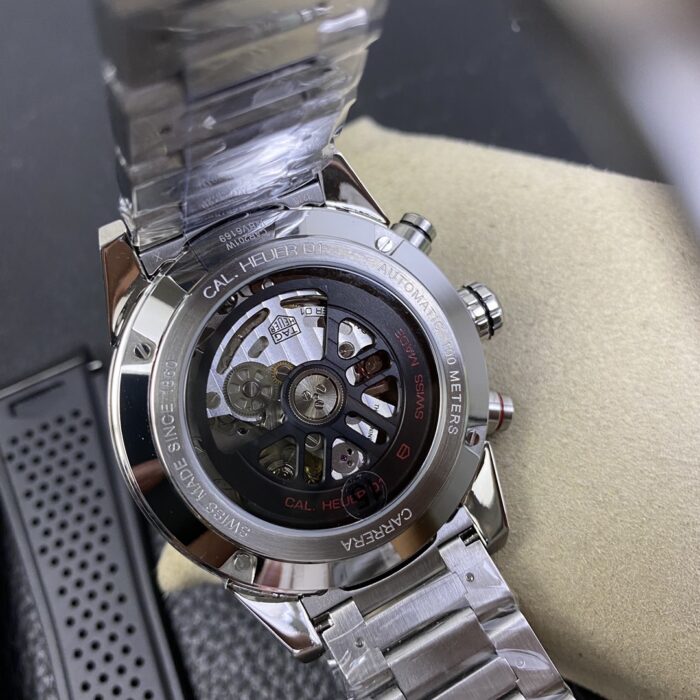タグ・ホイヤーコピーカレラ キャリバーホイヤー01 43mm CAR201W.BA0714クローンCal.ホイヤー０１ムーブメント - 画像 (8)