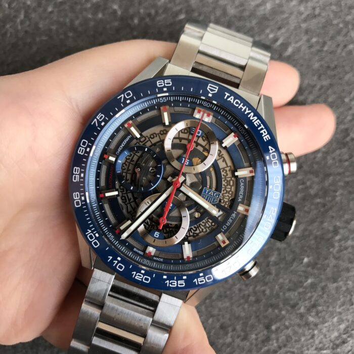 タグホイヤーレプリカ カレラ ホイヤー01 クロノグラフ メンズ CAR201T.BA0766クローンCal.ホイヤー０１ムーブメント - 画像 (4)