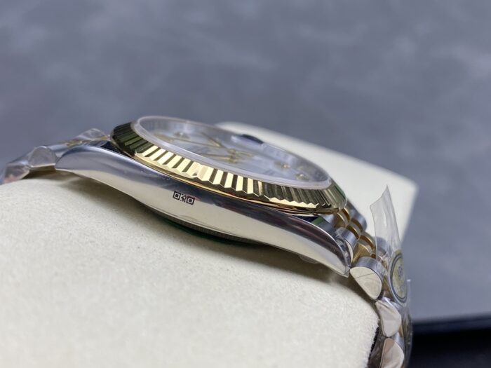 ロレックスデイトジャスト 126333NGレプリカ製品 ホワイトシェル Asian自動巻きムーブメント - 画像 (6)
