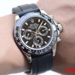 ロレックスデイトナコピー時計ブラック文字盤 Asian ムーブメント