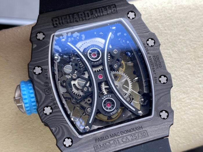 リシャール ミル時計コピー RM53-01 Cal.RM53-01トゥールビヨン手巻きムーブメント - 画像 (7)