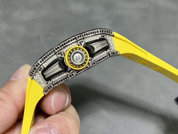 リシャールミル RM11-03コピーオートマティック フライバック クロノグラフ ベゼルダイヤ  Cal.RMAC3 - 画像 (7)