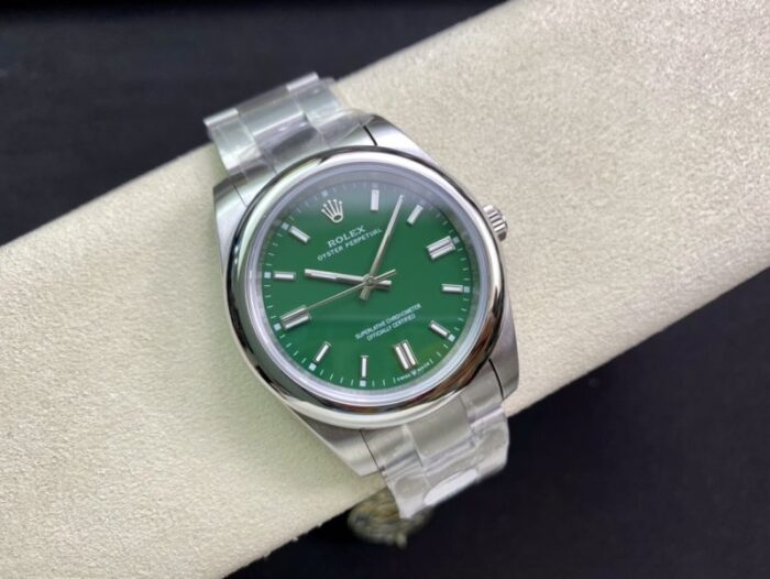 ロレックス オイスターパーペチュアルコピー時計 124300- 41mm グリーンAsianムーブメント - 画像 (4)