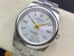 ロレックス オイスターパーペチュアル 124300コピー時計 41mm シルバーAsianムーブメント - 画像 (5)