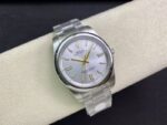 ロレックス オイスターパーペチュアル 124300コピー時計 41mm シルバーAsianムーブメント - 画像 (4)