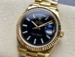 ロレックスデイデイト偽物時計228238 Black Swiss ETA社 2836-2 ムーブメント - 画像 (3)