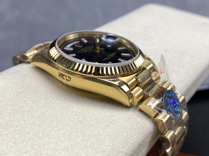 ロレックスデイデイト偽物時計228238 Black Swiss ETA社 2836-2 ムーブメント - 画像 (6)