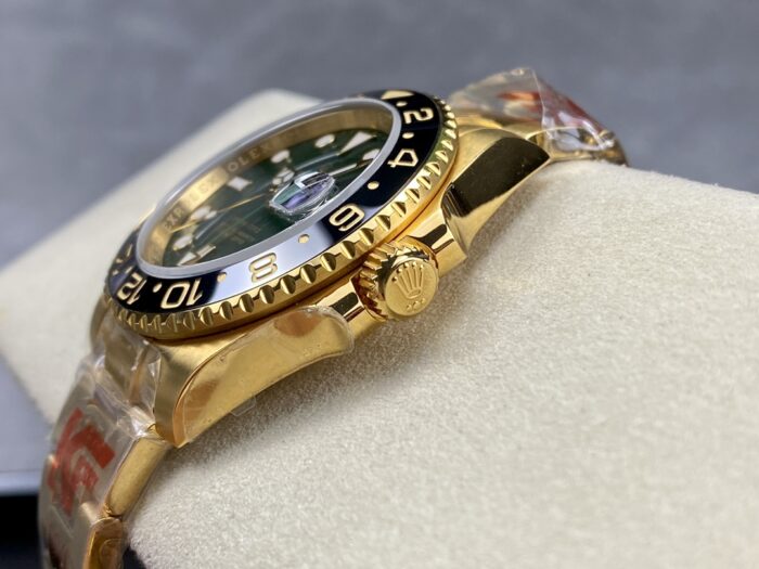 ロレックス GMT マスター II 116718LN 偽物時計オイスターブレスレット グリーンダイヤル 40mm - 画像 (5)