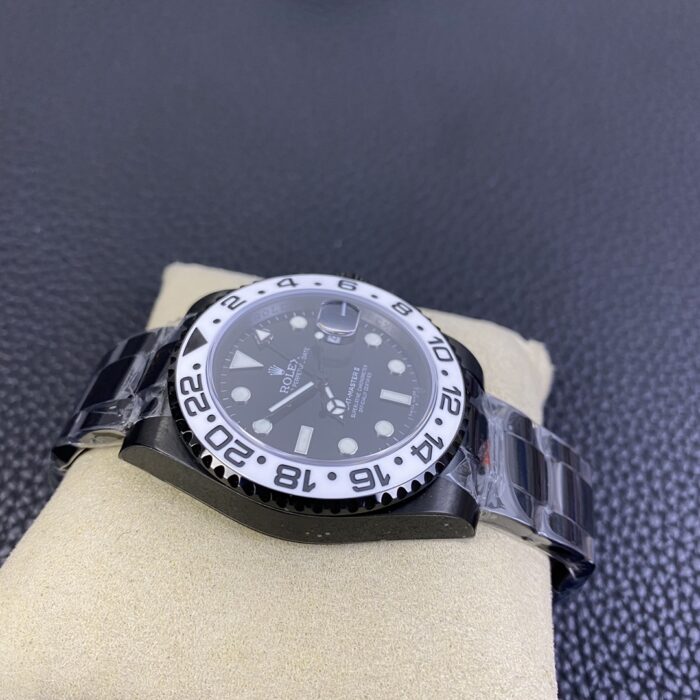 ロレックス GMT マスター 16710コピー時計 PVD ブラック文字盤 - 画像 (6)