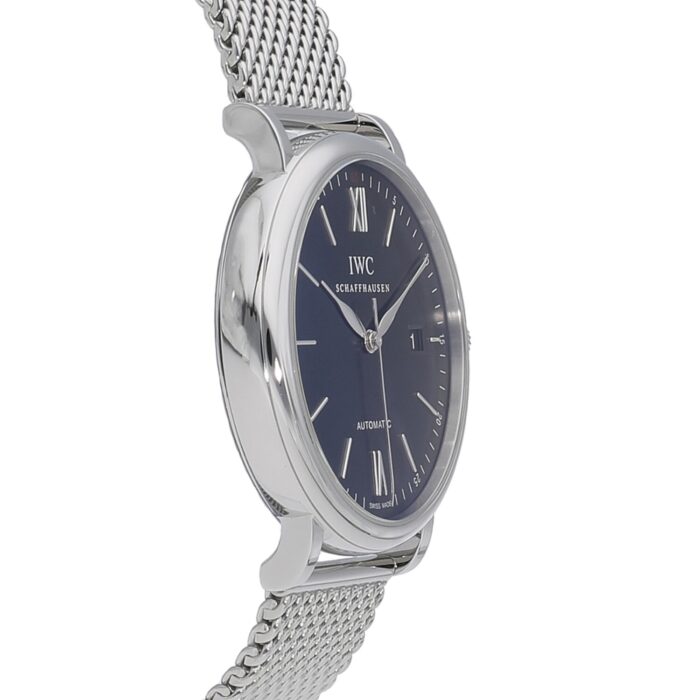 IWC ポートフィノ オートマティック ブラック IW356506コピー時計 クローンCal.35111ムーブメントZF工場 - 画像 (4)