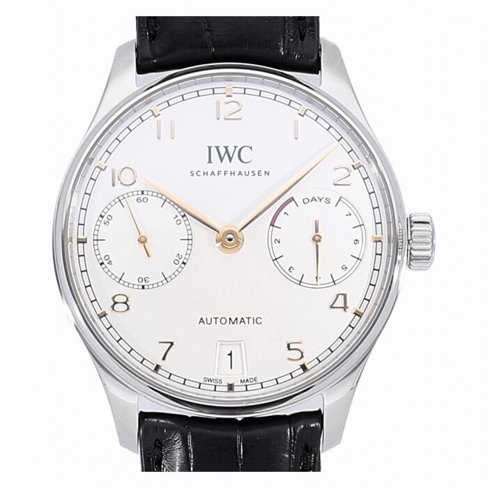 IWC ポルトギーゼ オートマティック 7デイズ パワーリザーブ 金針 IW500704コピー時計 クローンCal.52010ムーブメントZF工場 - 画像 (1)