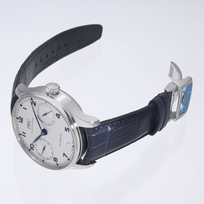 IWC ポルトギーゼ オートマティック 7デイズ パワーリザーブ 青針 IW500705コピー時計 クローンCal.52010ムーブメントZF工場 - 画像 (2)