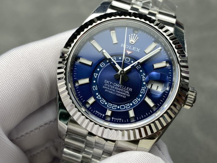 ロレックス スカイドゥエラー 偽物時計 42mm 336934 0006 ブルー文字盤 - 画像 (3)
