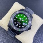 ロレックスレプリカ時計 サブマリーナ 116610LV PVD-DLC ステンレススチール カーボンファイバーベゼル グリーンダイヤル - 画像 (4)