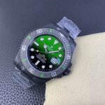 ロレックスレプリカ時計 サブマリーナ 116610LV PVD-DLC ステンレススチール カーボンファイバーベゼル グリーンダイヤル - 画像 (5)