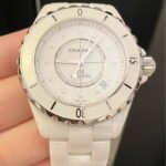 シャネルレプリカ時計 J12 38MM ダイヤ  Asianムーブメント自動巻き