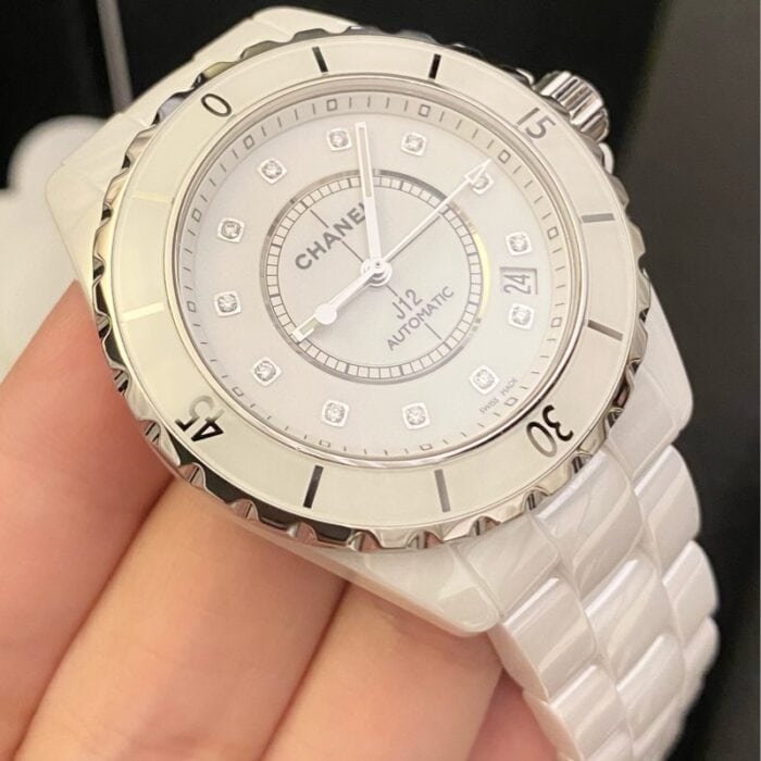 シャネルレプリカ時計 J12 38MM ダイヤ  Asianムーブメント自動巻き - 画像 (2)