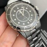 シャネルレプリカ時計 J12 38MM ブラックダイヤ  Asianムーブメント自動巻き - 画像 (2)