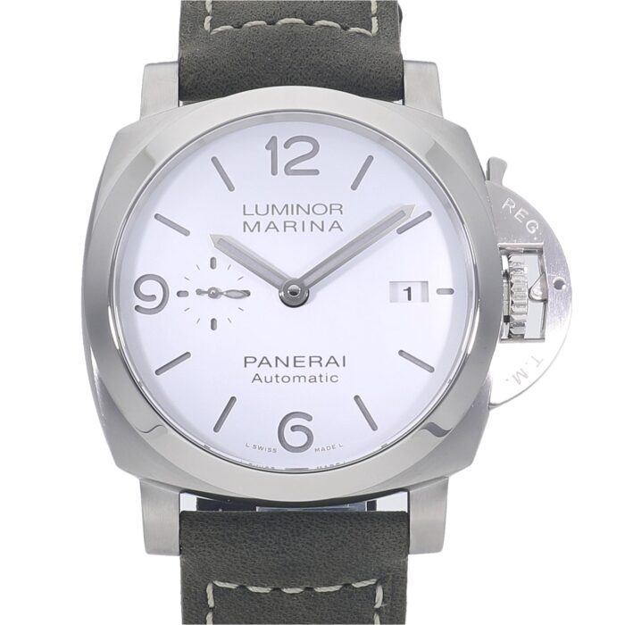パネライ ルミノール マリーナ 44MM ホワイト PAM01314コピー時計 クローンCal.P.9010ムーブメントVS工場 - 画像 (1)