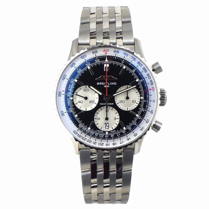 ブライトリング偽物時計ナビタイマー B01 クロノグラフ 41mm AB0139211B1A1クローンCal.01ムーブメントGF工場 - 画像 (3)