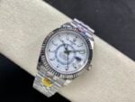 ロレックス スカイドゥエラーレプリカ製品42 mm 336934 0006 ホワイト文字盤 - 画像 (4)
