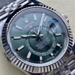 ロレックス スカイドゥエラーコピー 42 mm 336934 0002 green文字盤