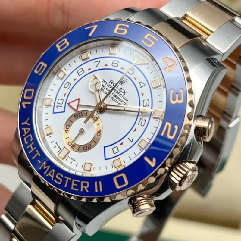 ヨットマスター II 116681偽物時計 ロレックス ヨットマスターコピー II 116681 ETA2836-2ムーブメントN工場 - 画像 (1)
