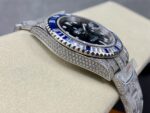 ロレックスレプリカ製品 GMT マスター AMG 126710BLRO 40mmデュアルタイム ブラックダイヤル ダイヤモンドウォッチ - 画像 (6)