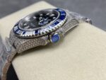 ロレックスレプリカ製品 GMT マスター AMG 126710BLRO 40mmデュアルタイム ブラックダイヤル ダイヤモンドウォッチ - 画像 (7)