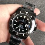 ロレックス偽物 サブマリーナ デイト ブラック PVD/DLCコーティング ステンレススチール 40mm 116610LN