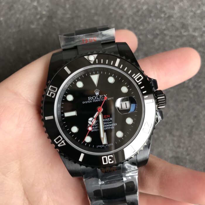 ロレックスサブマリーナーPVD116610LNコピー時計 Asian 21600ムーブメント - 画像 (2)