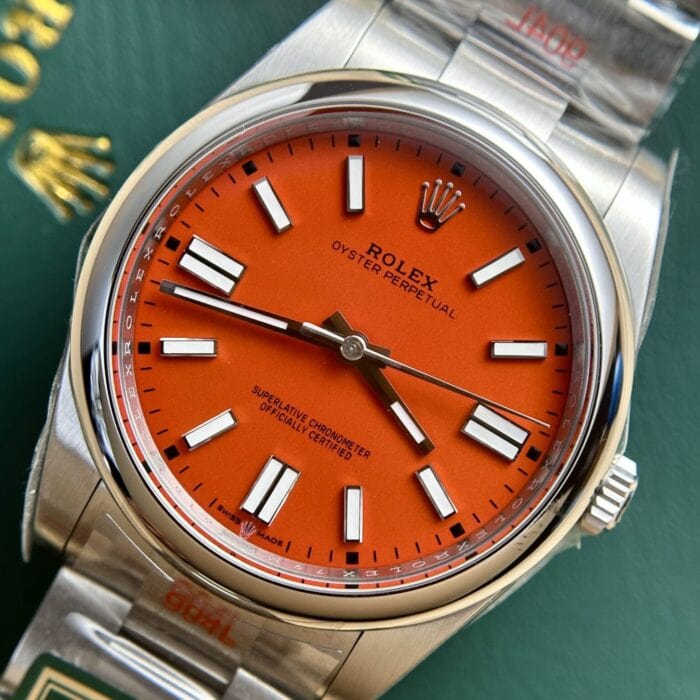 ロレックス偽物オイスターパーペチュアル 41 124300 レッド Cal.3230 ムーブメントKing工場 - 画像 (1)