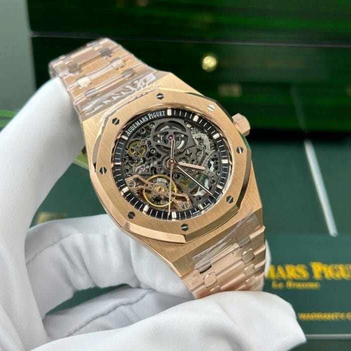 オーデマ・ピゲ ロイヤルオークコピー ダブルバランスホイール オープンワーク 15407OR.OO.1220OR.01 THB工場 - 画像 (4)