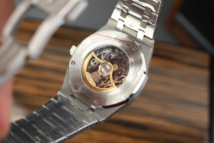 オーデマ・ピゲ ロイヤルオークコピー ダブルバランスホイール オープンワーク 15407ST.OO.1220ST.01 THB工場 - 画像 (8)