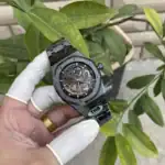 オーデマピゲ ロイヤルオークコピー 15416CE.OO.1225CE.01ブラックセラミック スケルトン  THB工場 - 画像 (2)