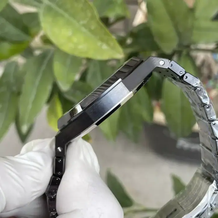 オーデマピゲ ロイヤルオークコピー 15416CE.OO.1225CE.01ブラックセラミック スケルトン  THB工場 - 画像 (8)