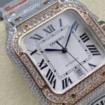 カルティエサントス ドゥ カルティエコピーW2SA0021 cal.9015ムーブメント - 画像 (2)