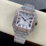 カルティエサントス ドゥ カルティエコピーW2SA0021 cal.9015ムーブメント - 画像 (5)