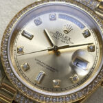 ロレックスコピーデイデイト 36 128348rbr-0010 cal.3255ムーブメント - 画像 (3)