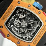 リシャールミルRM 35-03ラファエル・ナダル サーモン クォーツTPT 高品質コピー時計 - 画像 (9)